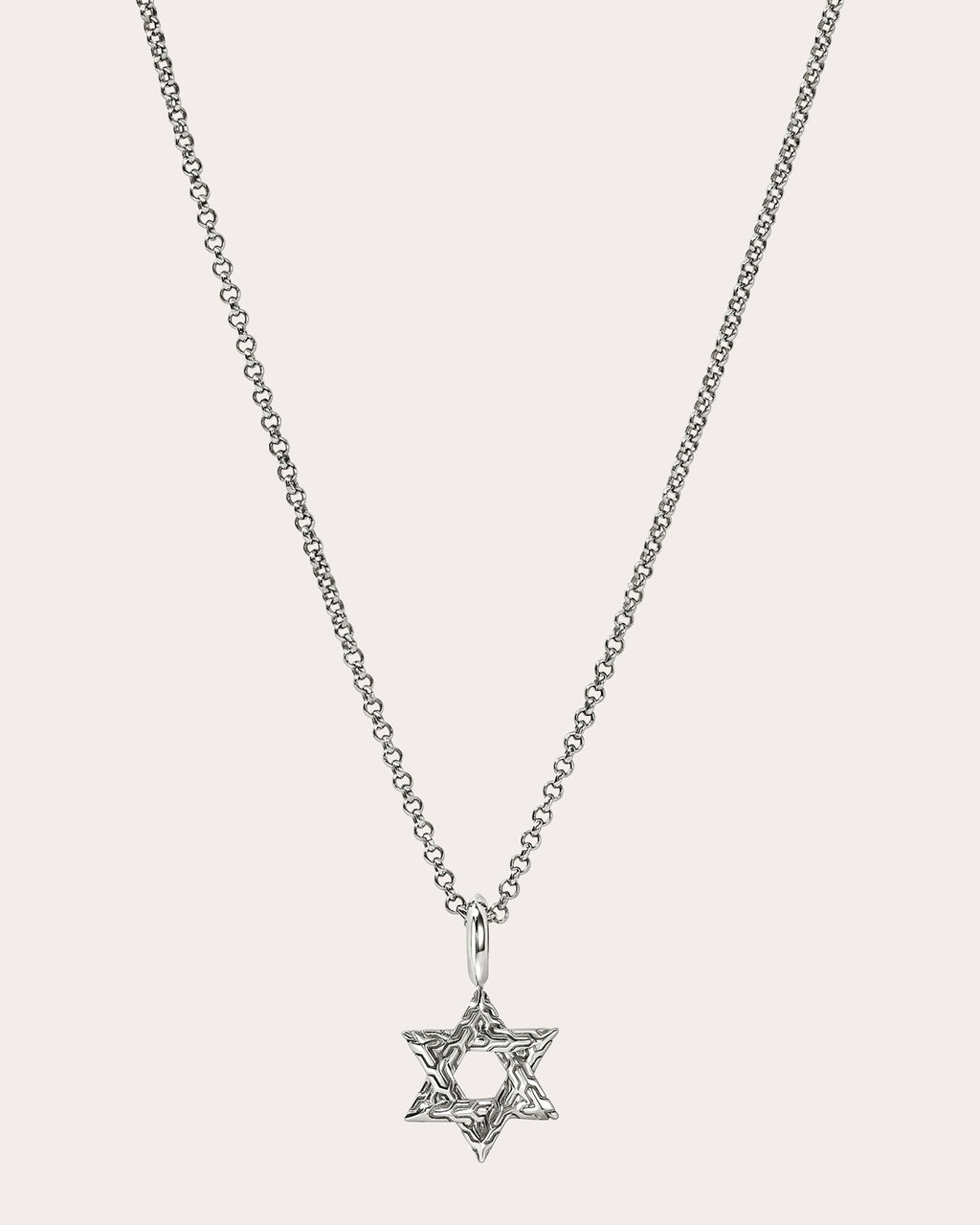 JH Essential Star of David Pendant Necklace