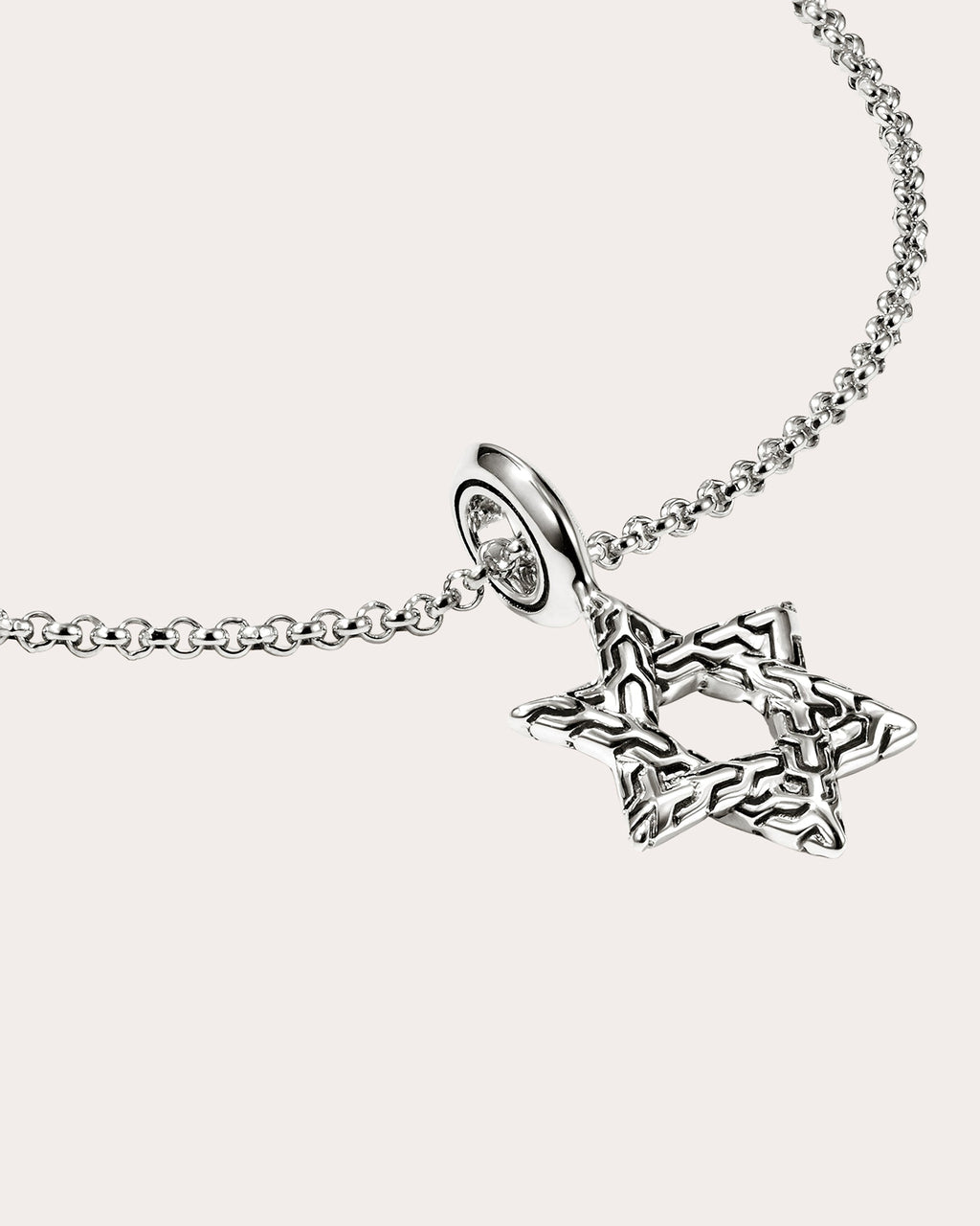 JH Essential Star of David Pendant Necklace