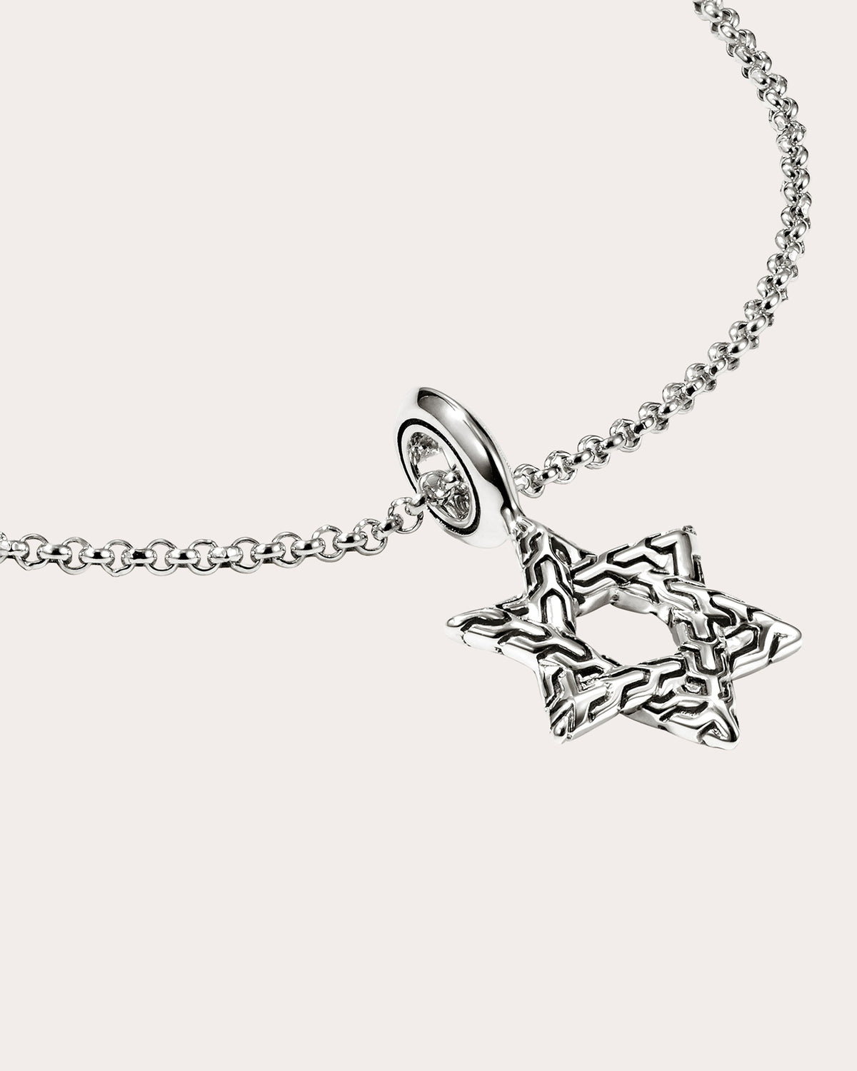 JH Essential Star of David Pendant Necklace
