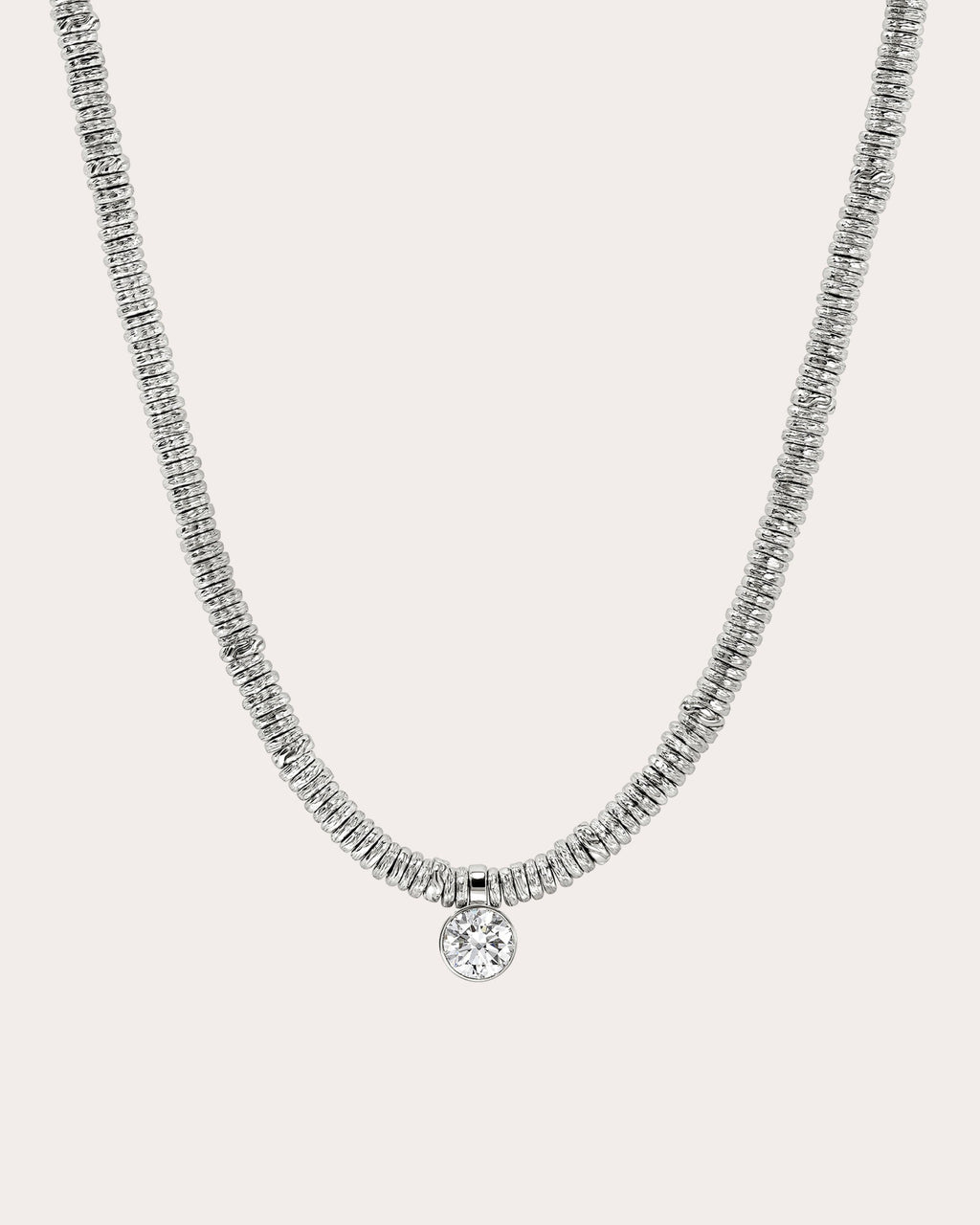 1ctw Diamond JH Lovestruck™ Heishi Necklace