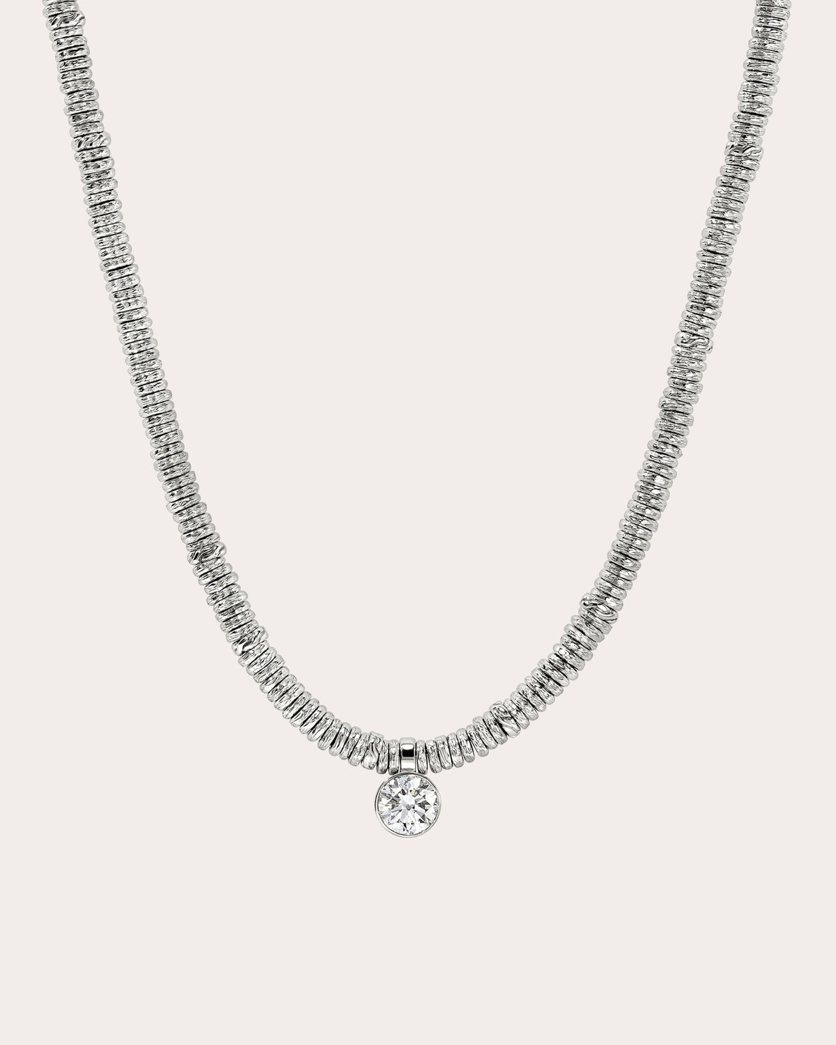 1ctw Diamond JH Lovestruck™ Heishi Necklace