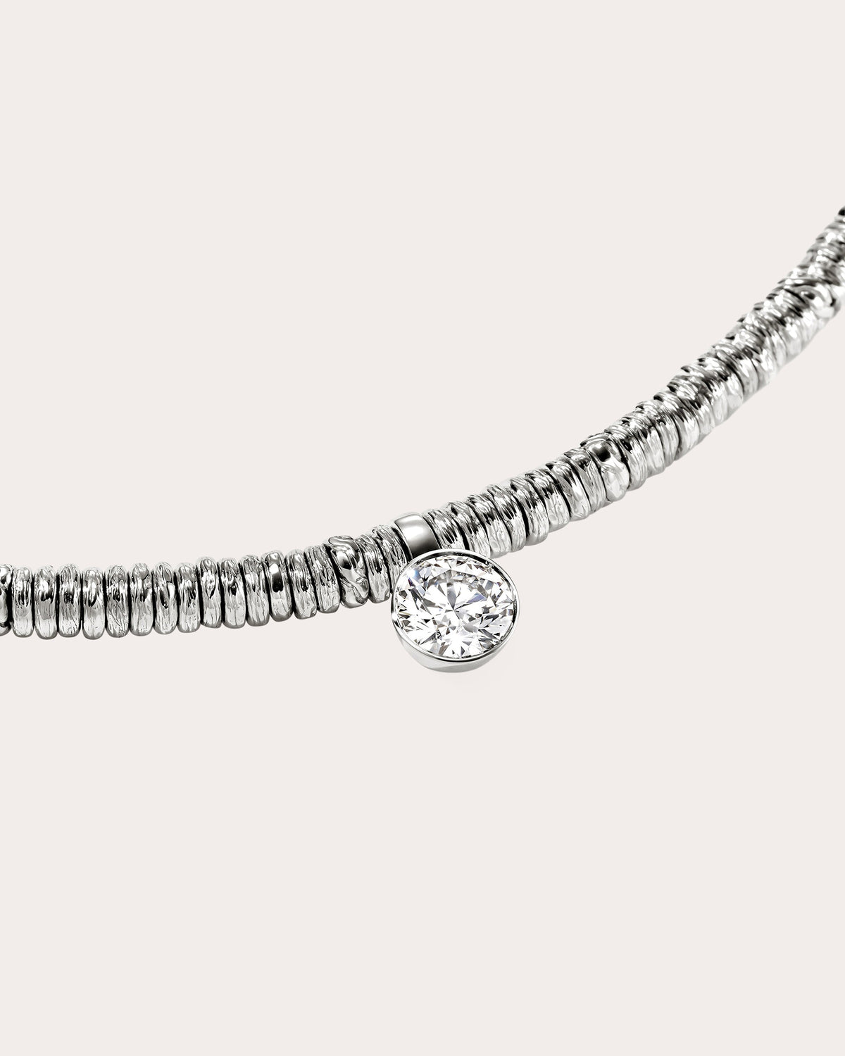 1ctw Diamond JH Lovestruck™ Heishi Necklace