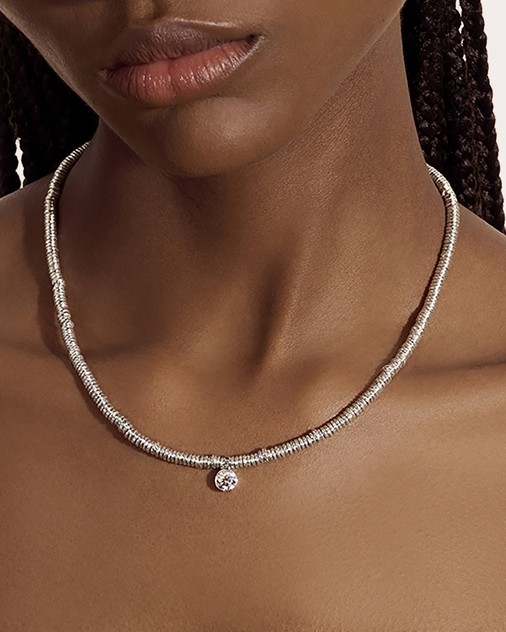 1ctw Diamond JH Lovestruck™ Heishi Necklace