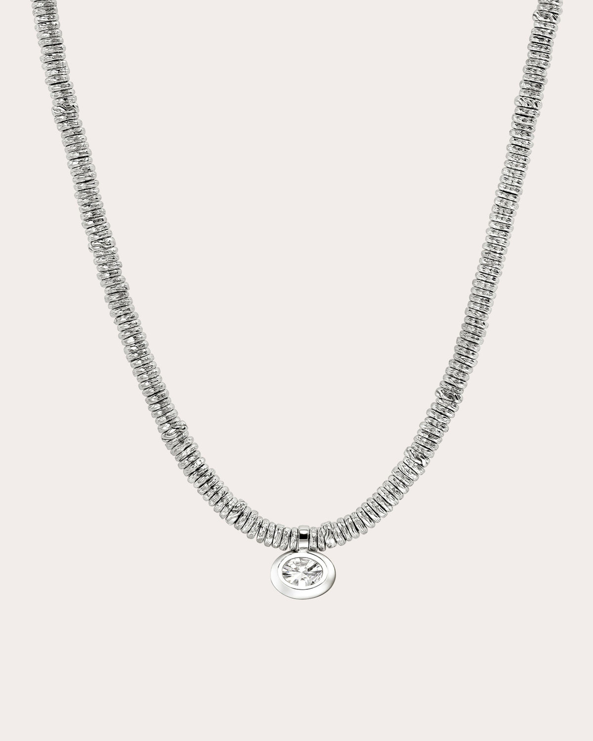 2ctw Diamond JH Lovestruck™ Heishi Necklace