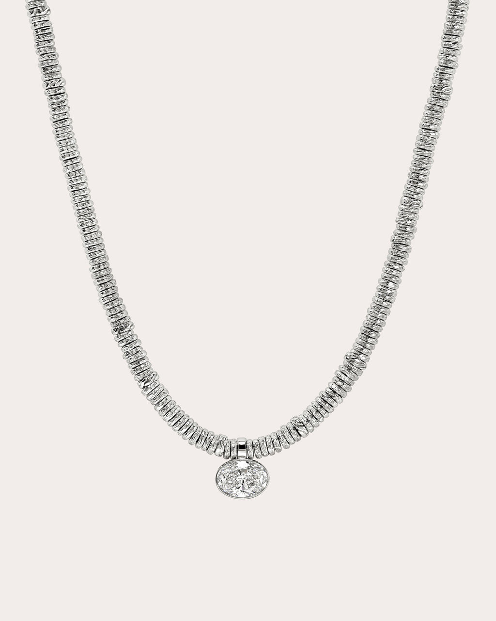 2ctw Diamond JH Lovestruck™ Heishi Necklace