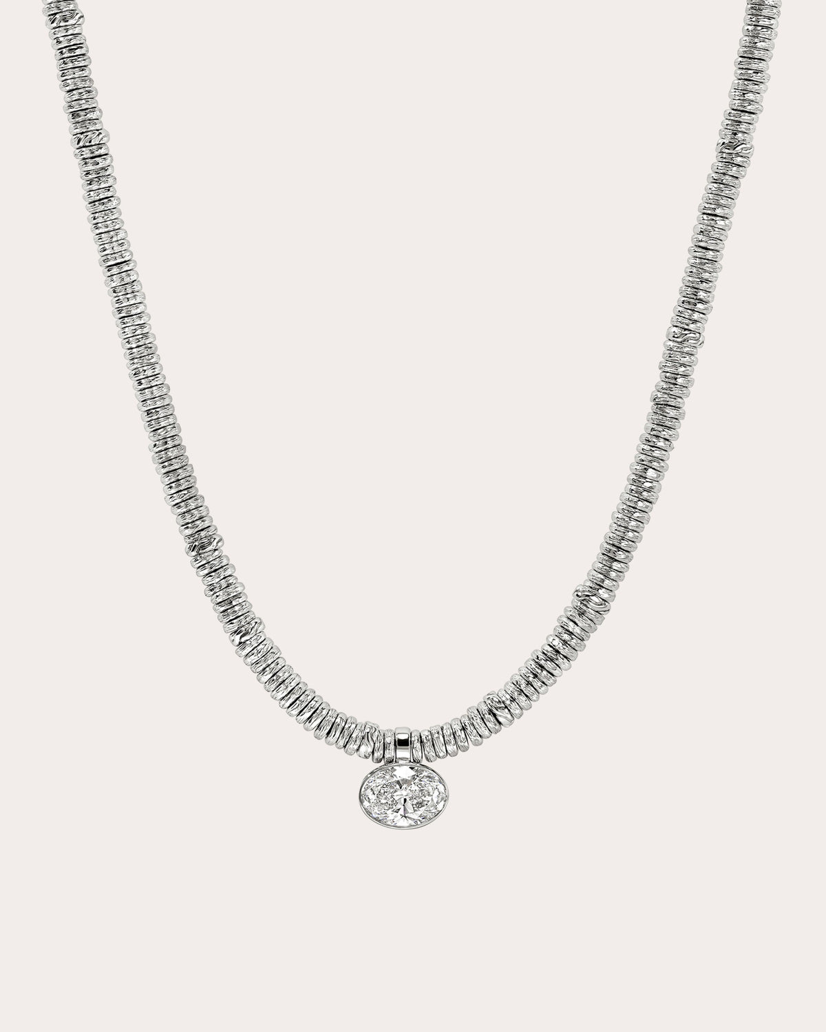 2ctw Diamond JH Lovestruck™ Heishi Necklace