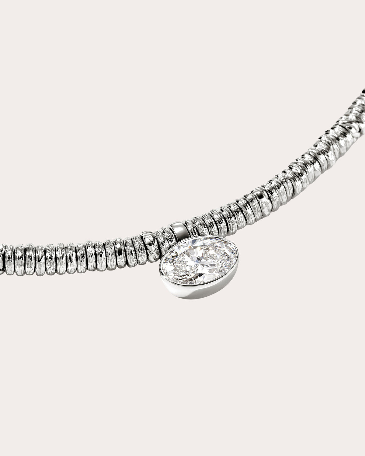 2ctw Diamond JH Lovestruck™ Heishi Necklace