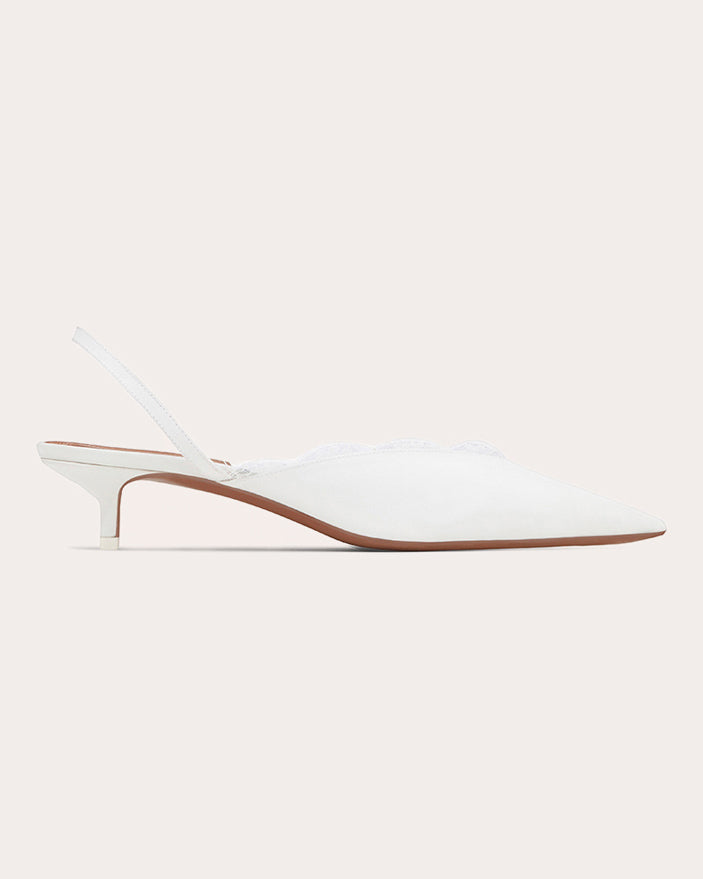 Irena 40 Lace Slingback Mule