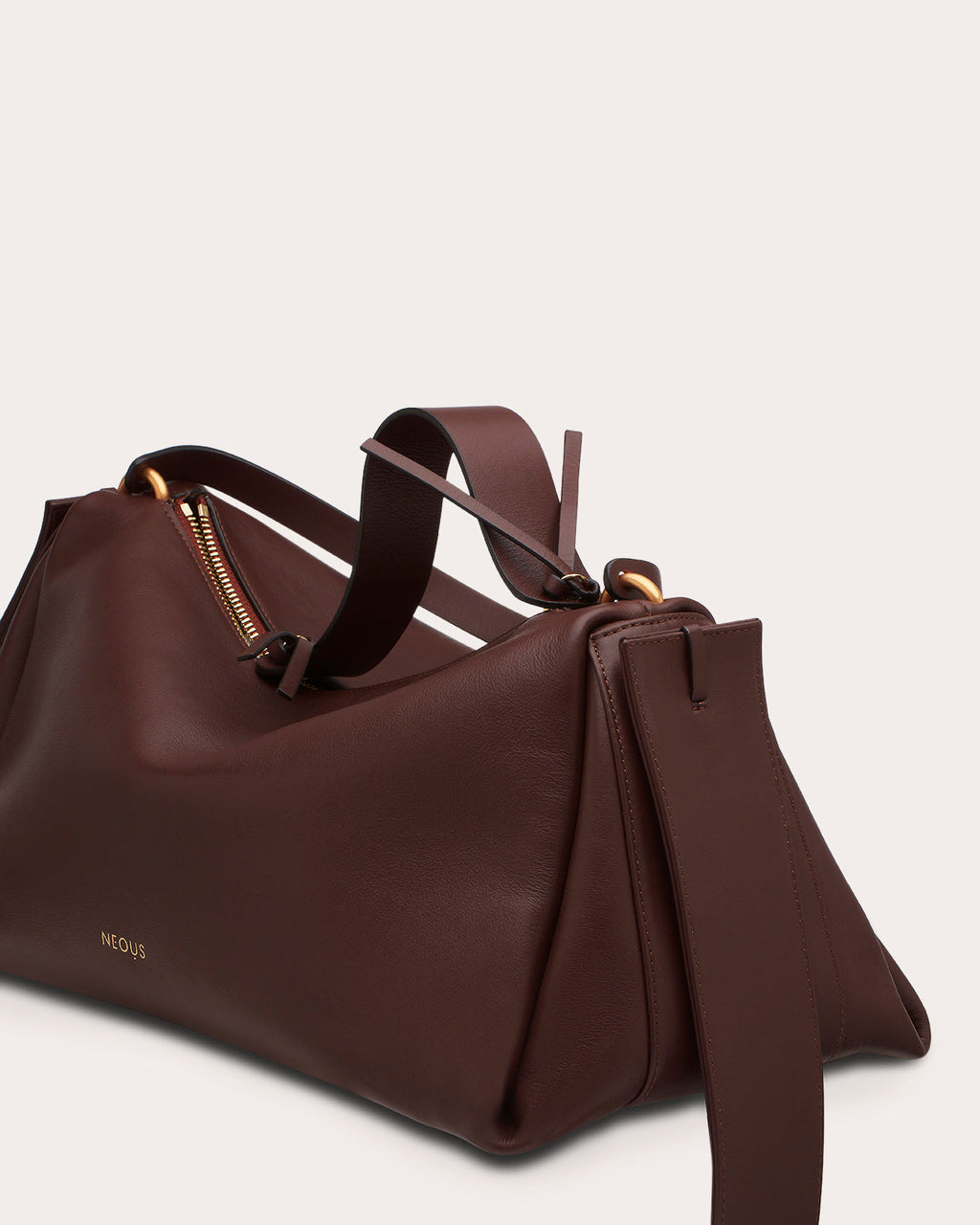Scorpius Leather & Suede Shoulder Bag