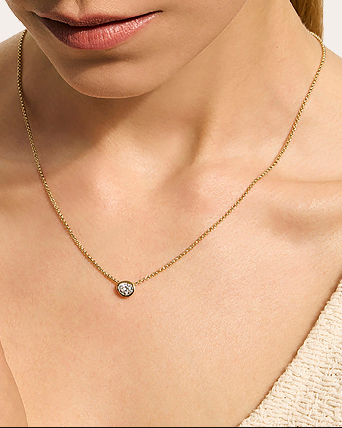 0.75ctw Diamond & 14k Gold JH Lovestruck™ Necklace