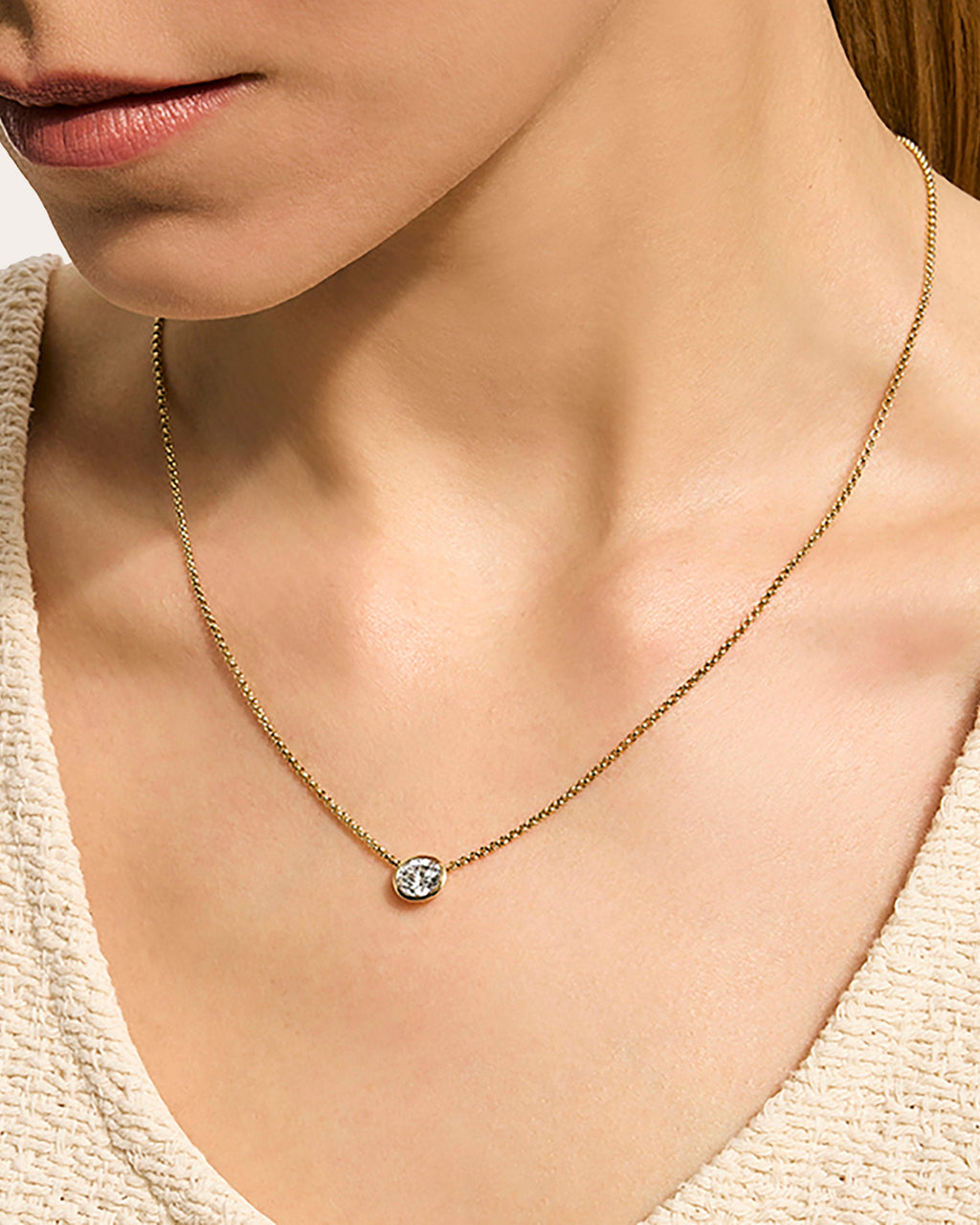 1.25ctw Diamond & 14k Gold JH Lovestruck™ Necklace