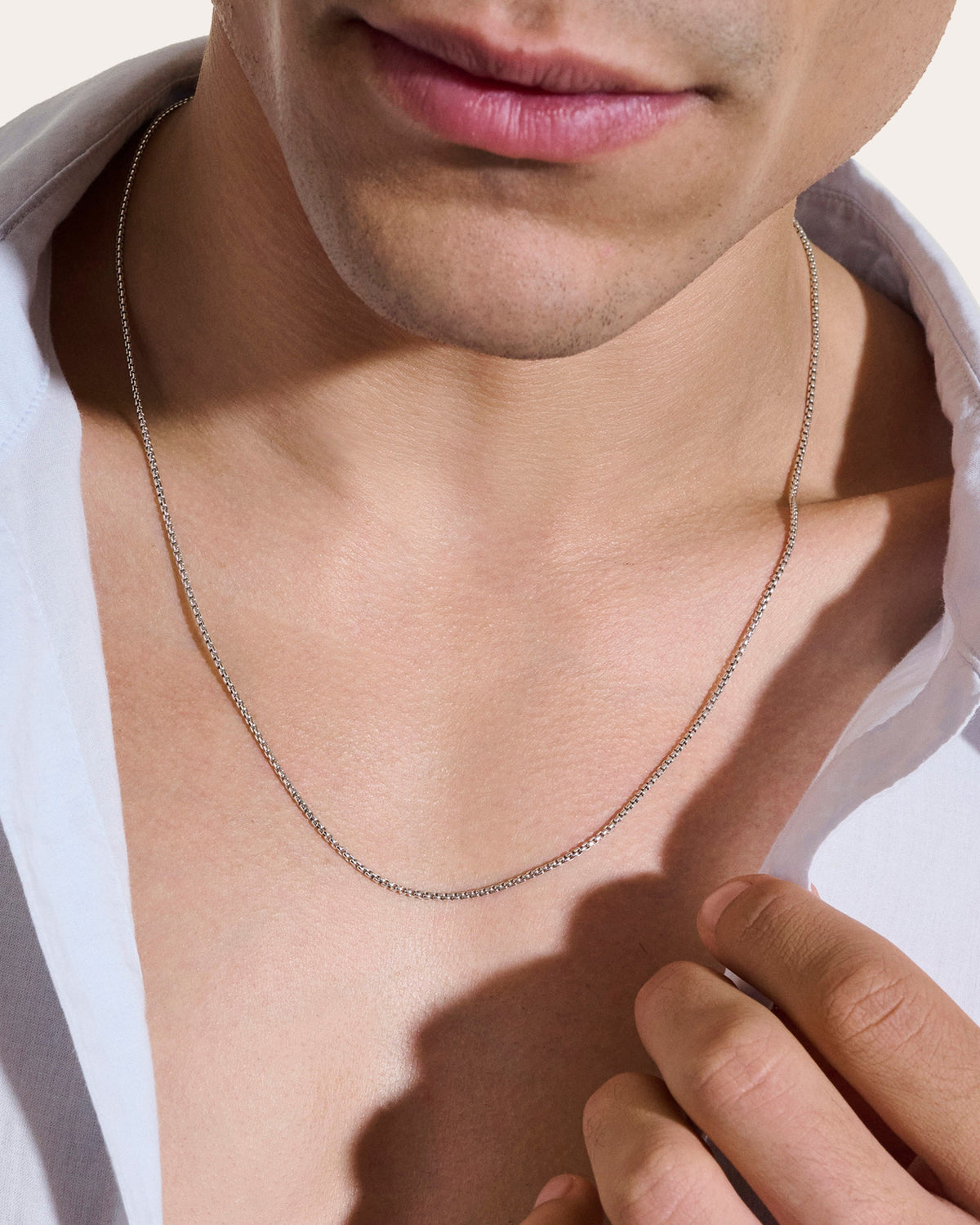 1.6mm Box Chain Necklace