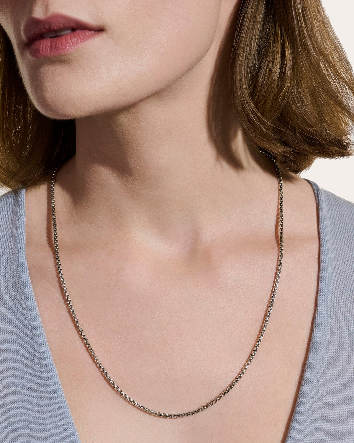 2.7mm Box Chain Necklace