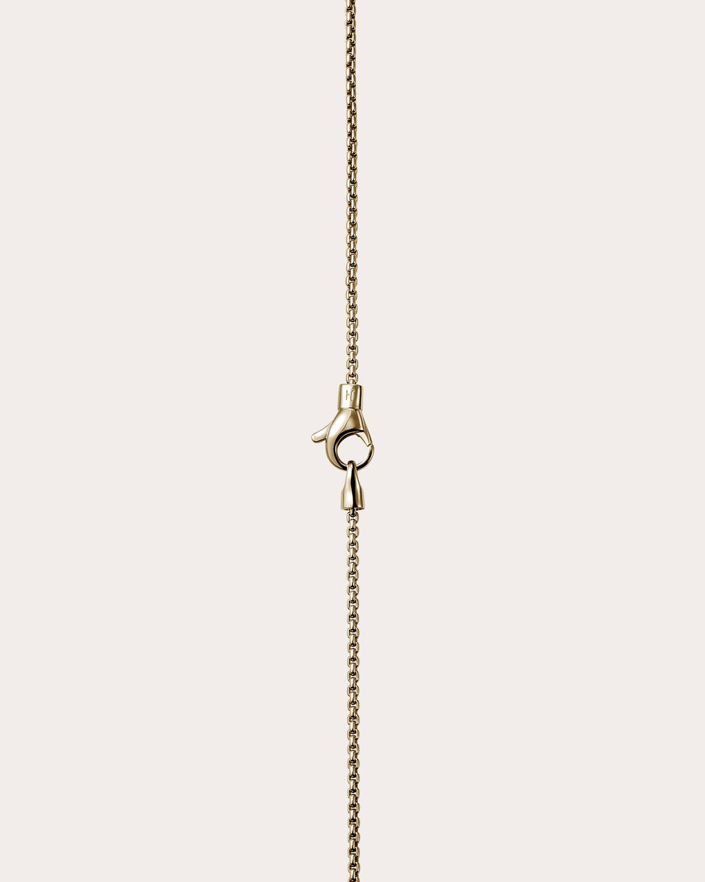 14k Gold Box Chain Necklace