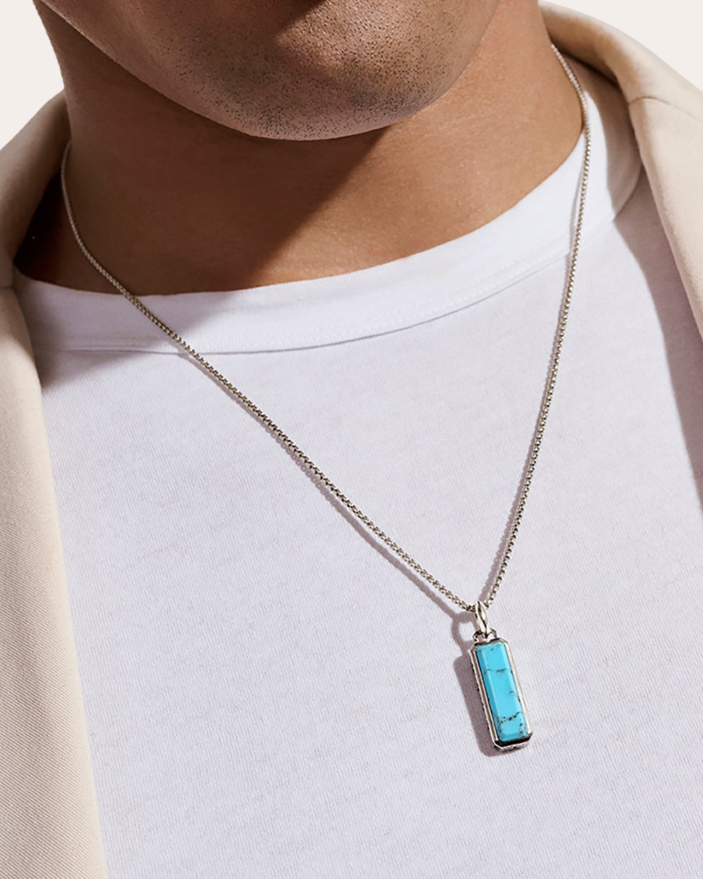Turquoise Talisman Pendant Necklace