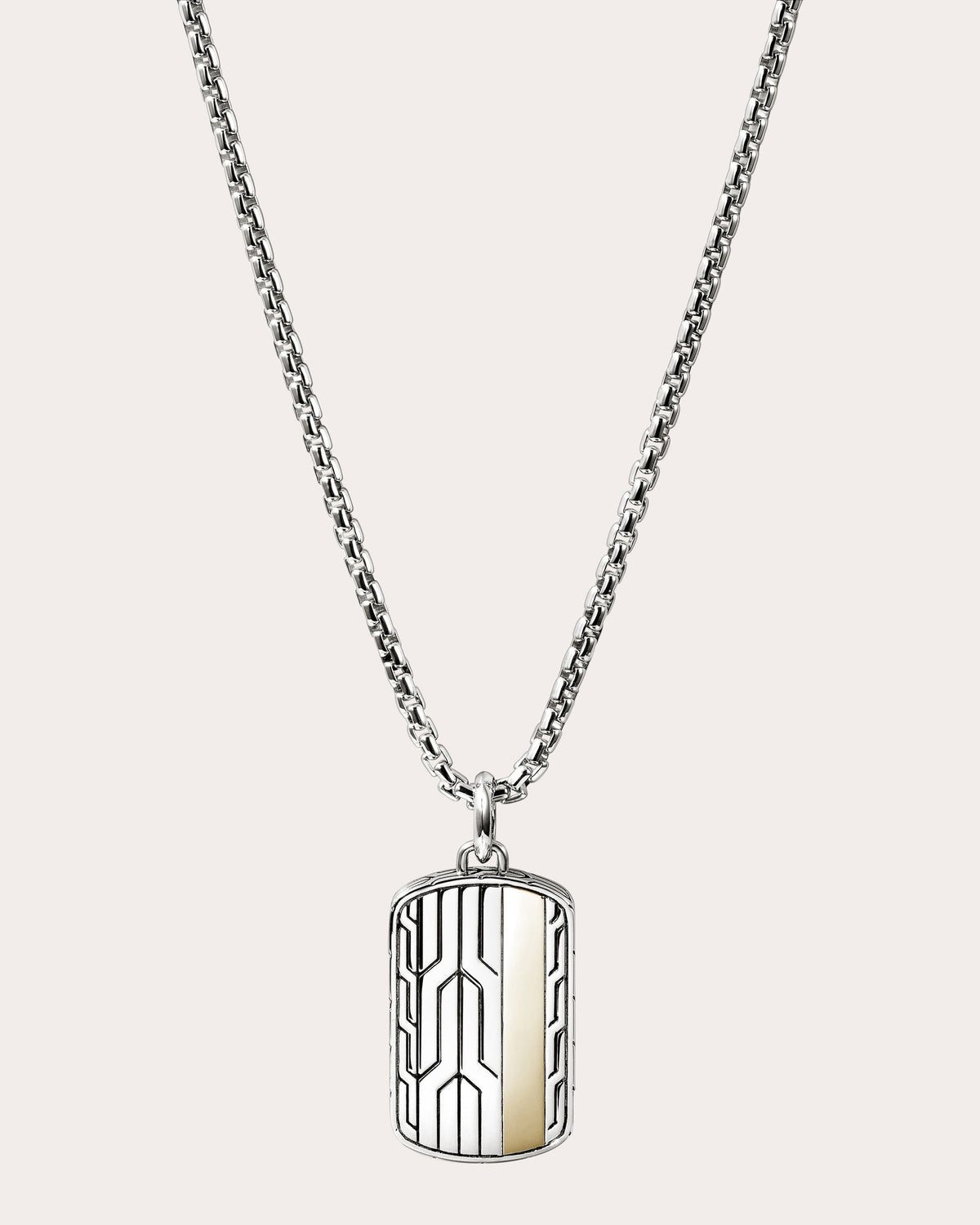Two-Tone Icon 50 Necklace