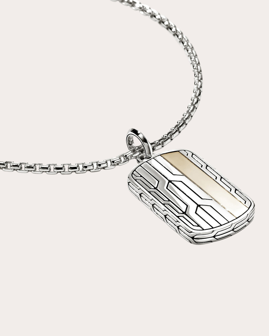 Two-Tone Icon 50 Necklace
