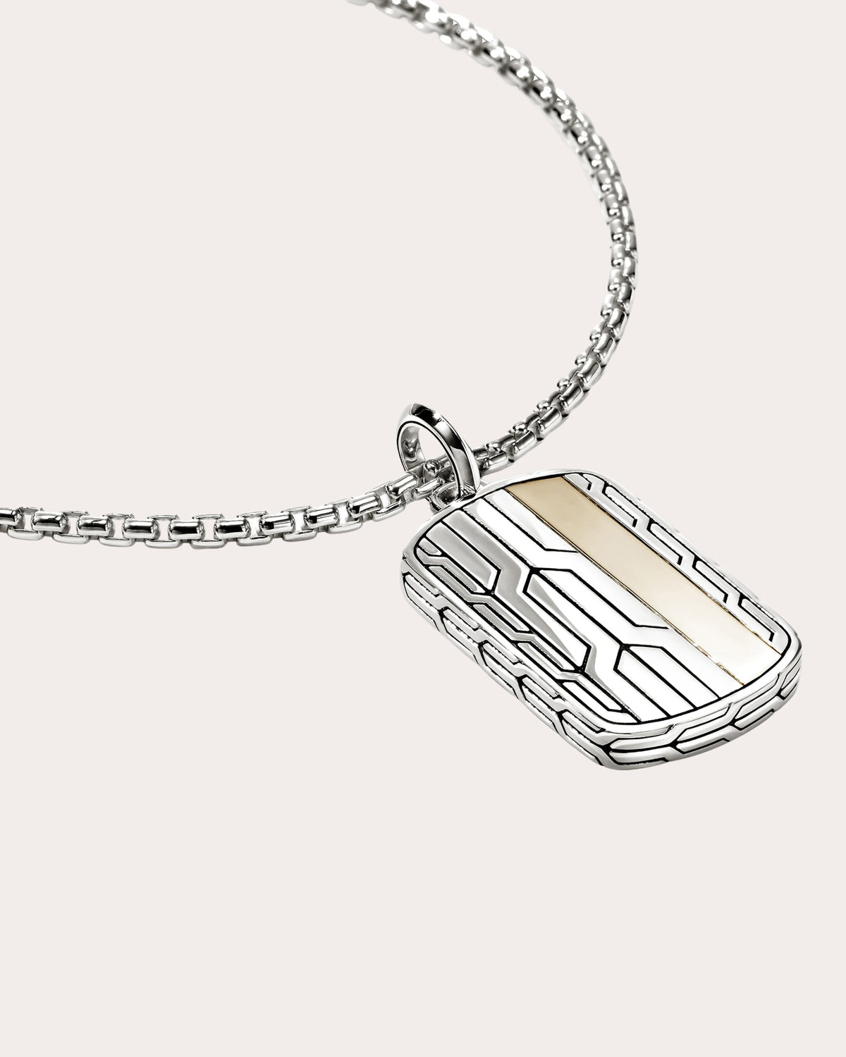 Two-Tone Icon 50 Necklace