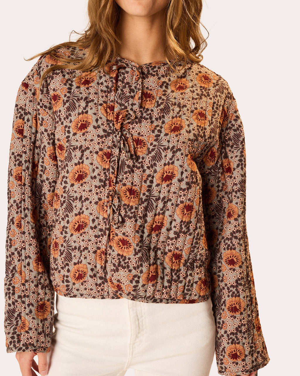 Lenny Floral Quilted Lightweight Jacket