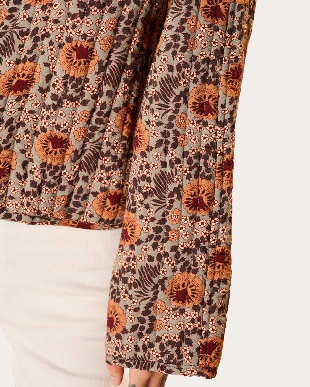 Lenny Floral Quilted Lightweight Jacket