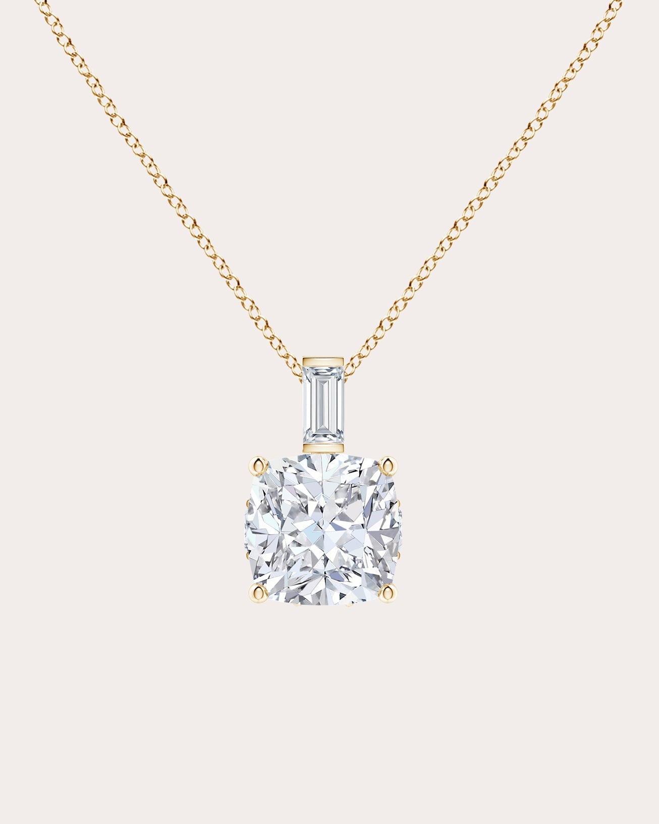 Diamond & 14k Gold Orient Express Pendant Necklace