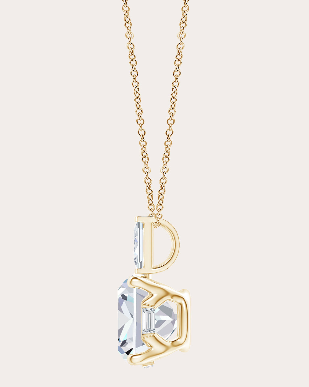 Diamond & 14k Gold Orient Express Pendant Necklace