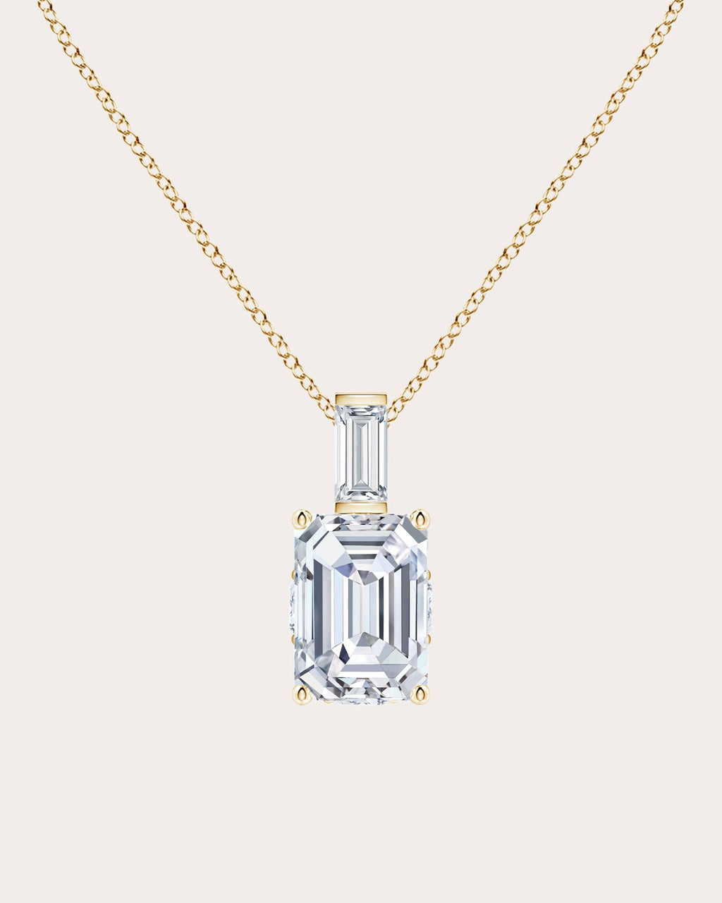Diamond & 14k Gold Orient Express Pendant Necklace