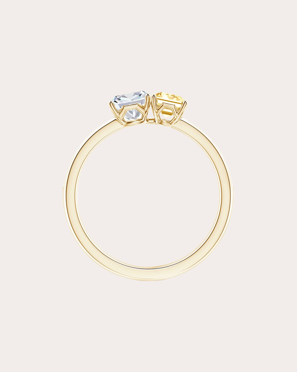 Yellow & White Diamond Orient Express Ring
