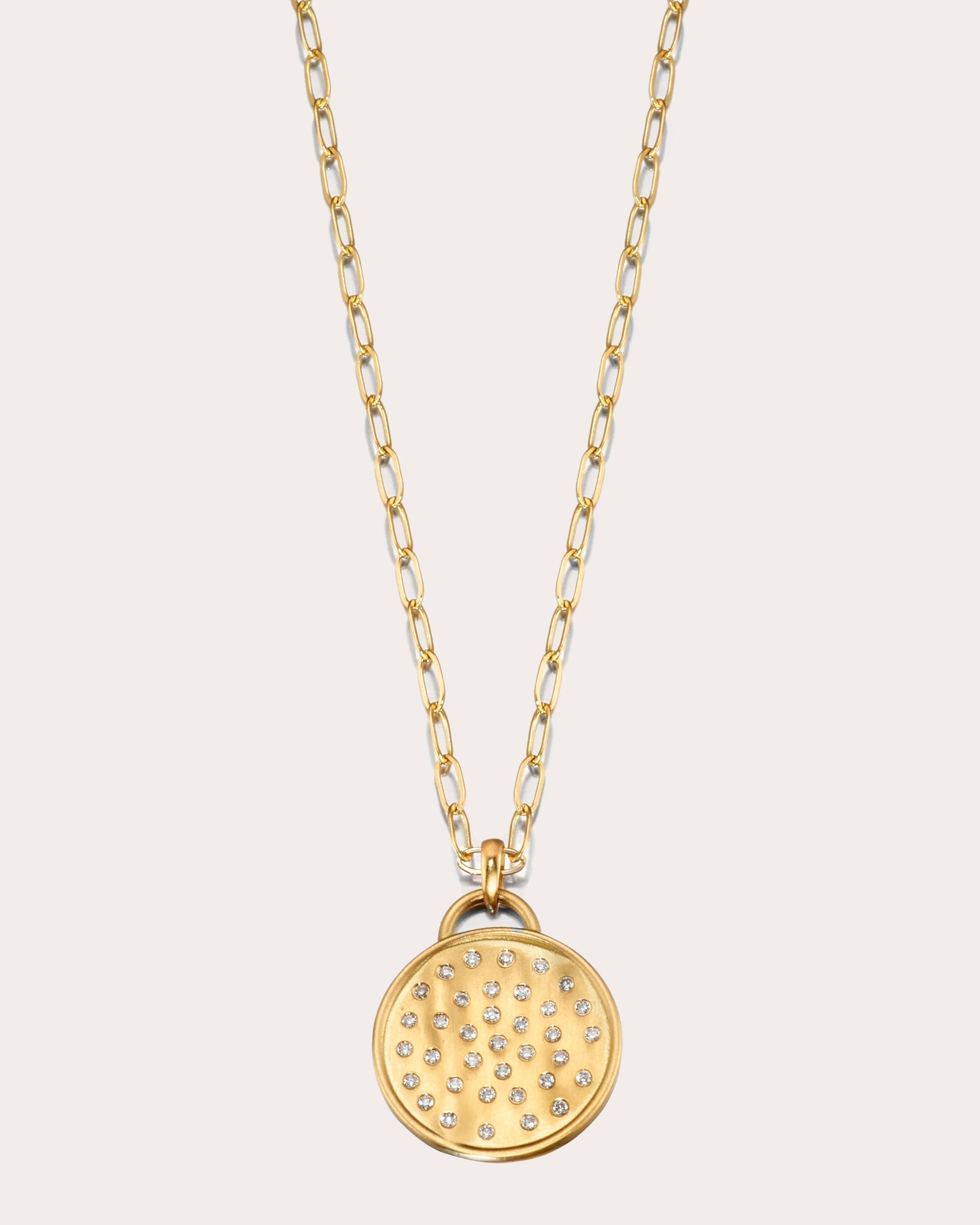 Diamond & 18k Gold Fairy Dust Pendant Necklace