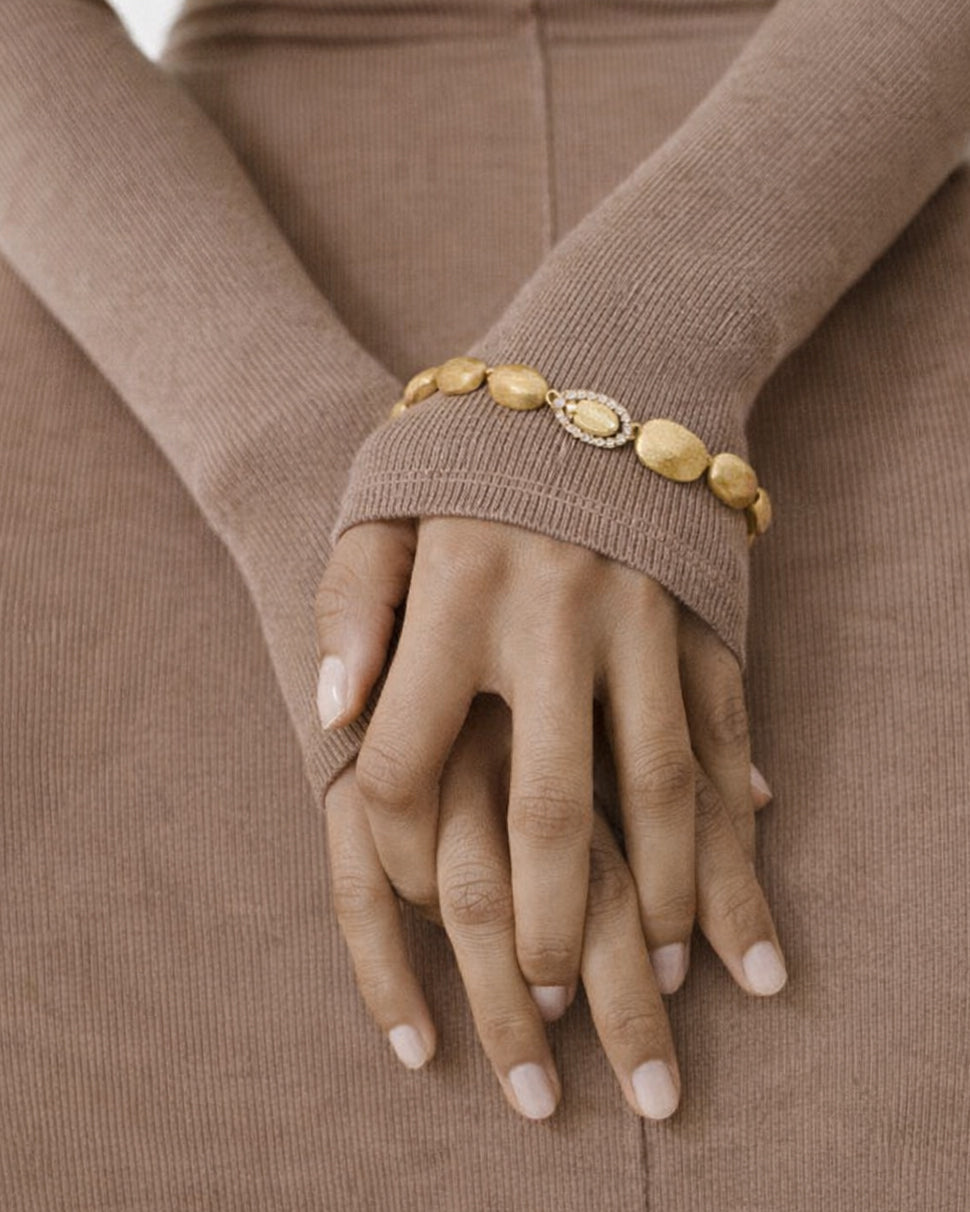 Diamond & 18k Gold Ivy Bracelet
