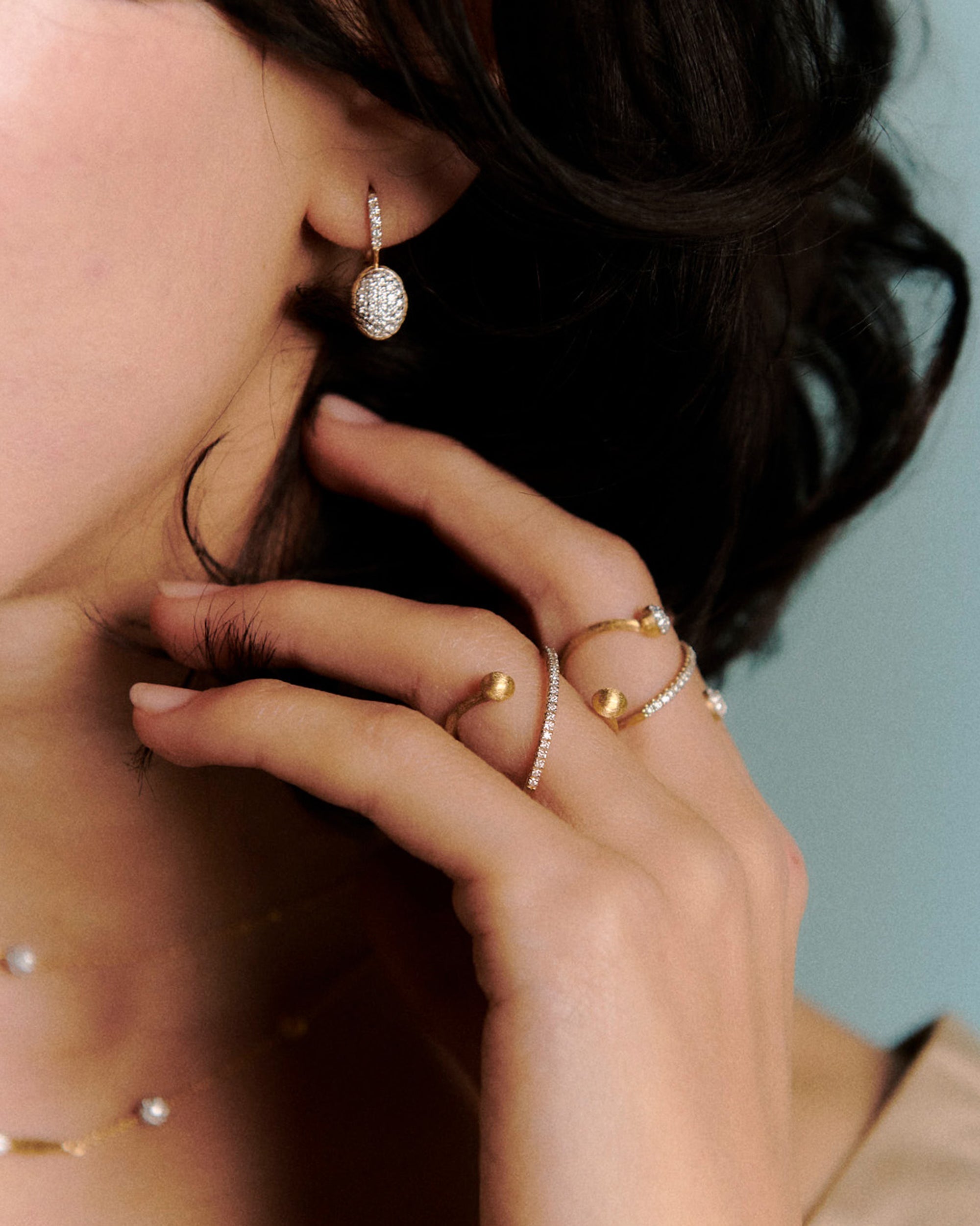 Diamond & 18k Gold Élite Crisscross Ring
