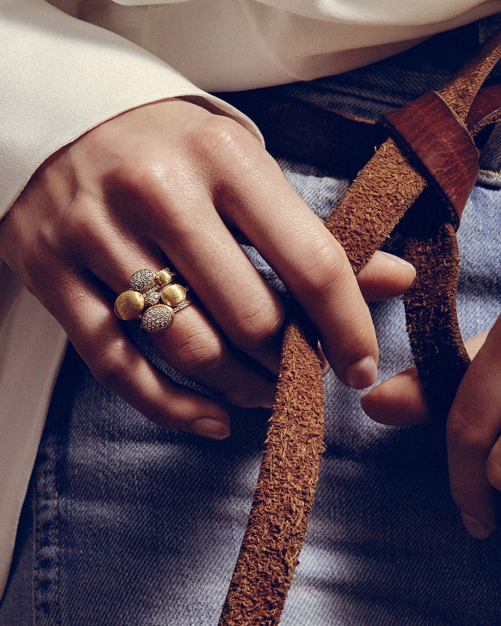 Diamond & 18k Gold Élite Pavé Ring