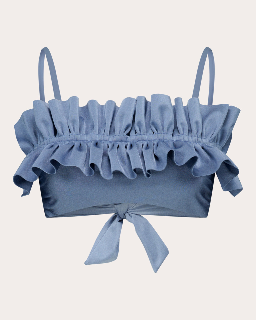 Nath Ruffle Bandeau Bikini Top