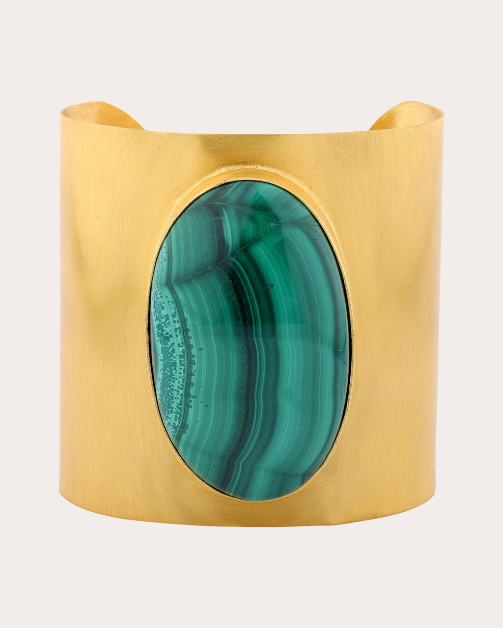Green Onyx & Malachite Nature Cuff