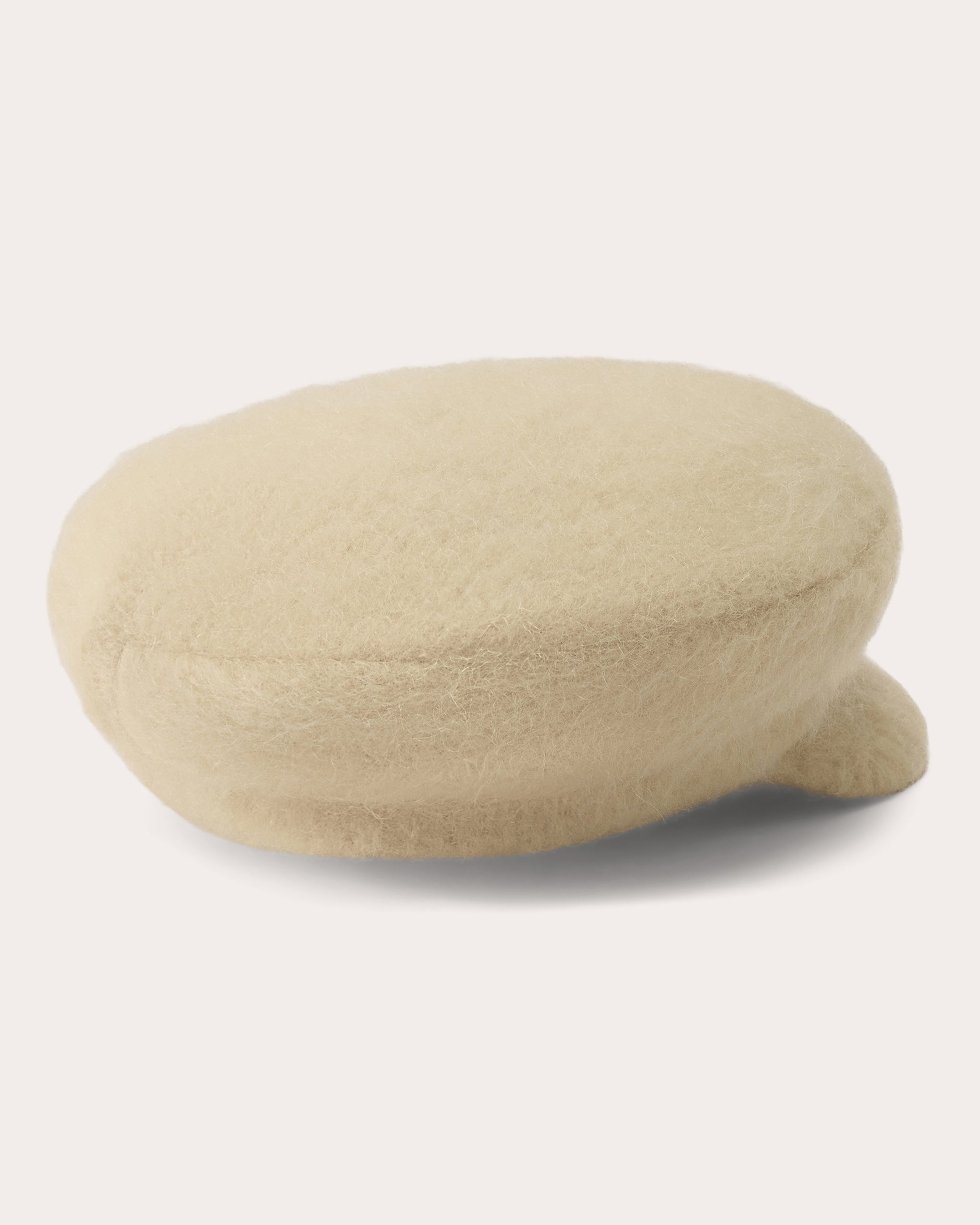 Nolee Plush Wool Baker Boy Cap