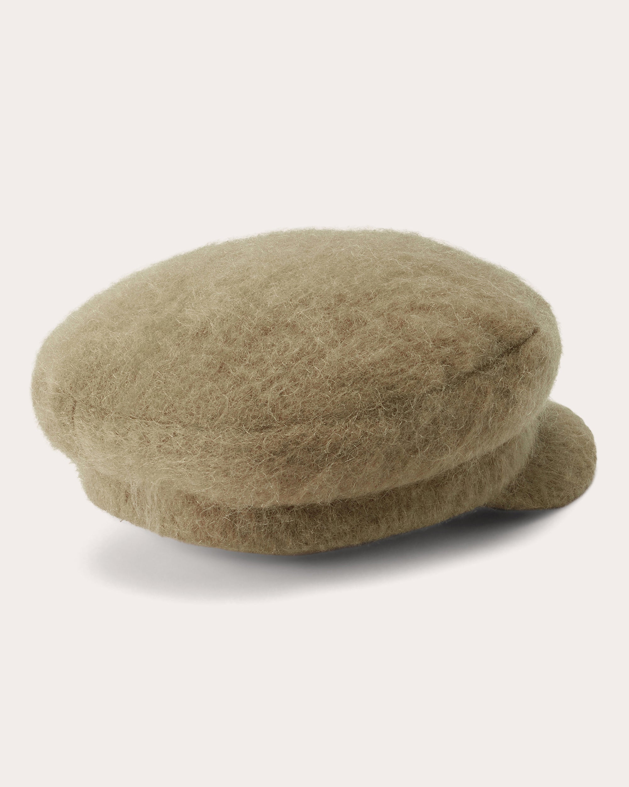 Nolee Plush Wool Baker Boy Cap