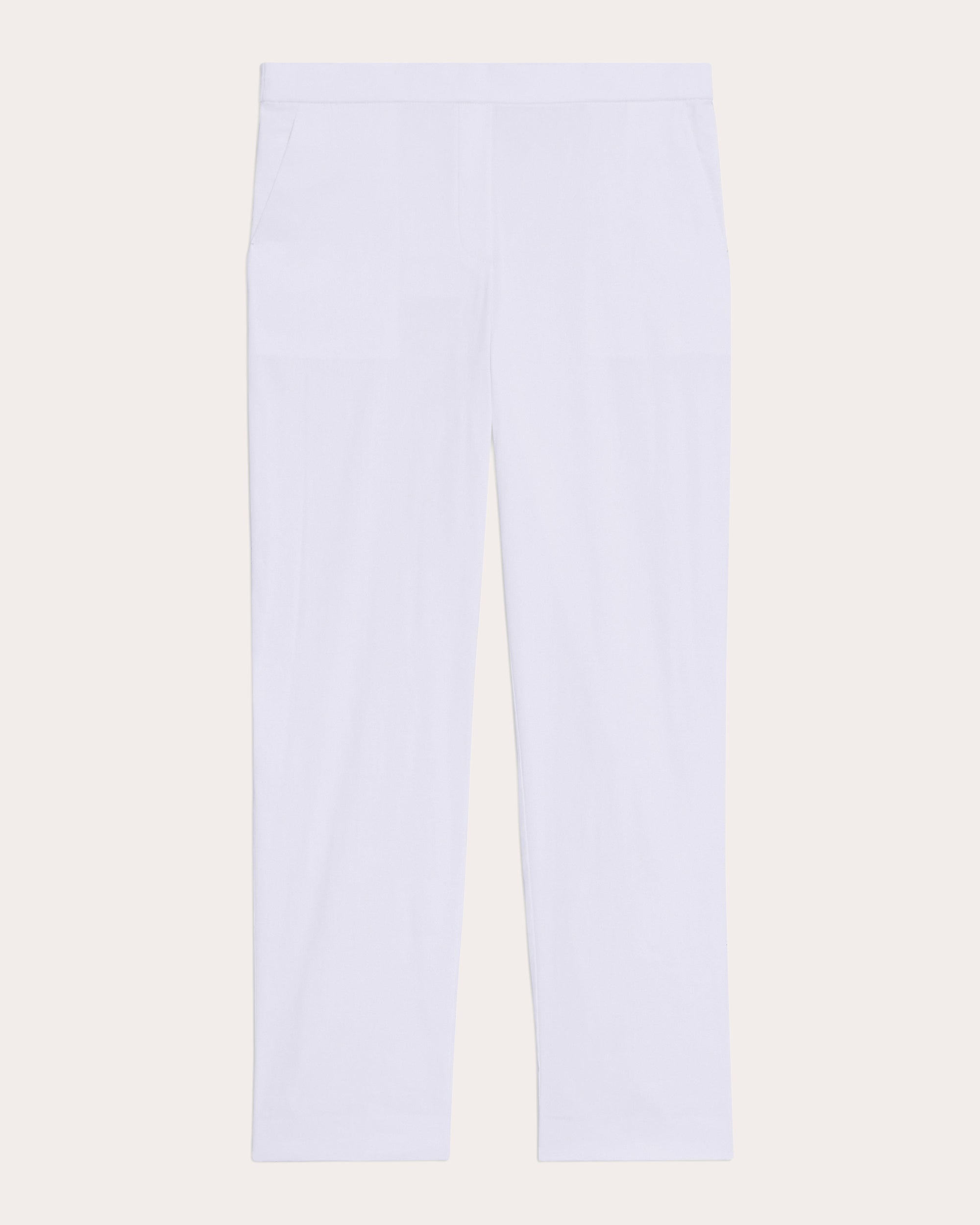 Treeca Good Linen Cropped Pull-On Pants