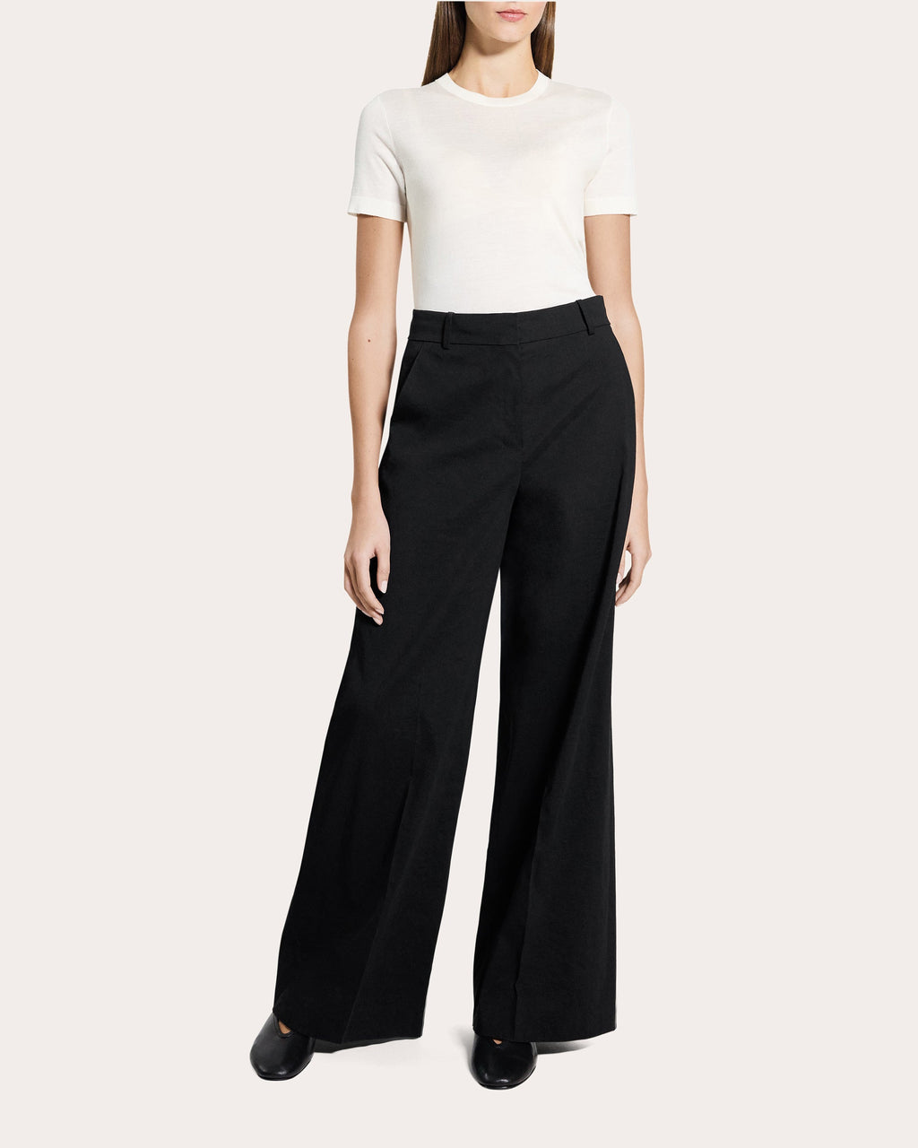 Good Linen High-Rise Wide-Leg Trousers