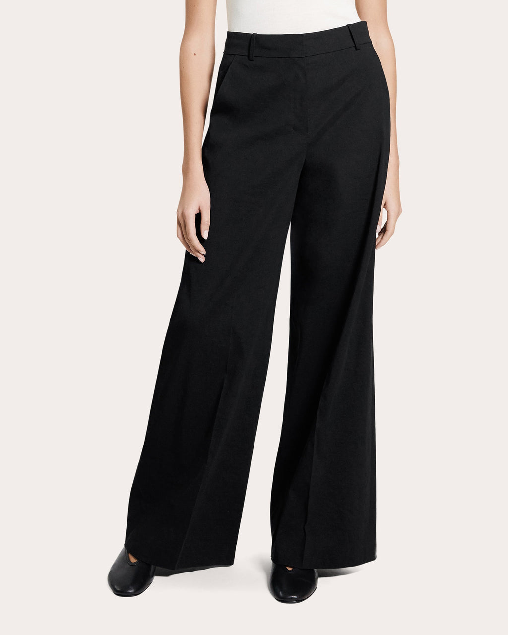 Good Linen High-Rise Wide-Leg Trousers