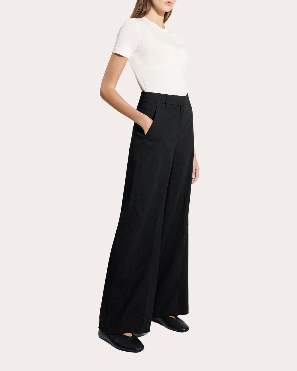 Good Linen High-Rise Wide-Leg Trousers