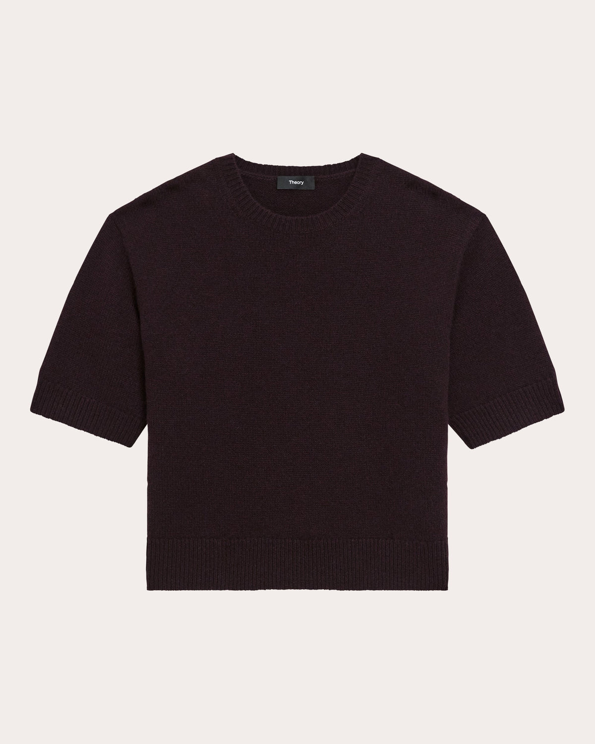 Cashmere Knit Crewneck T-Shirt