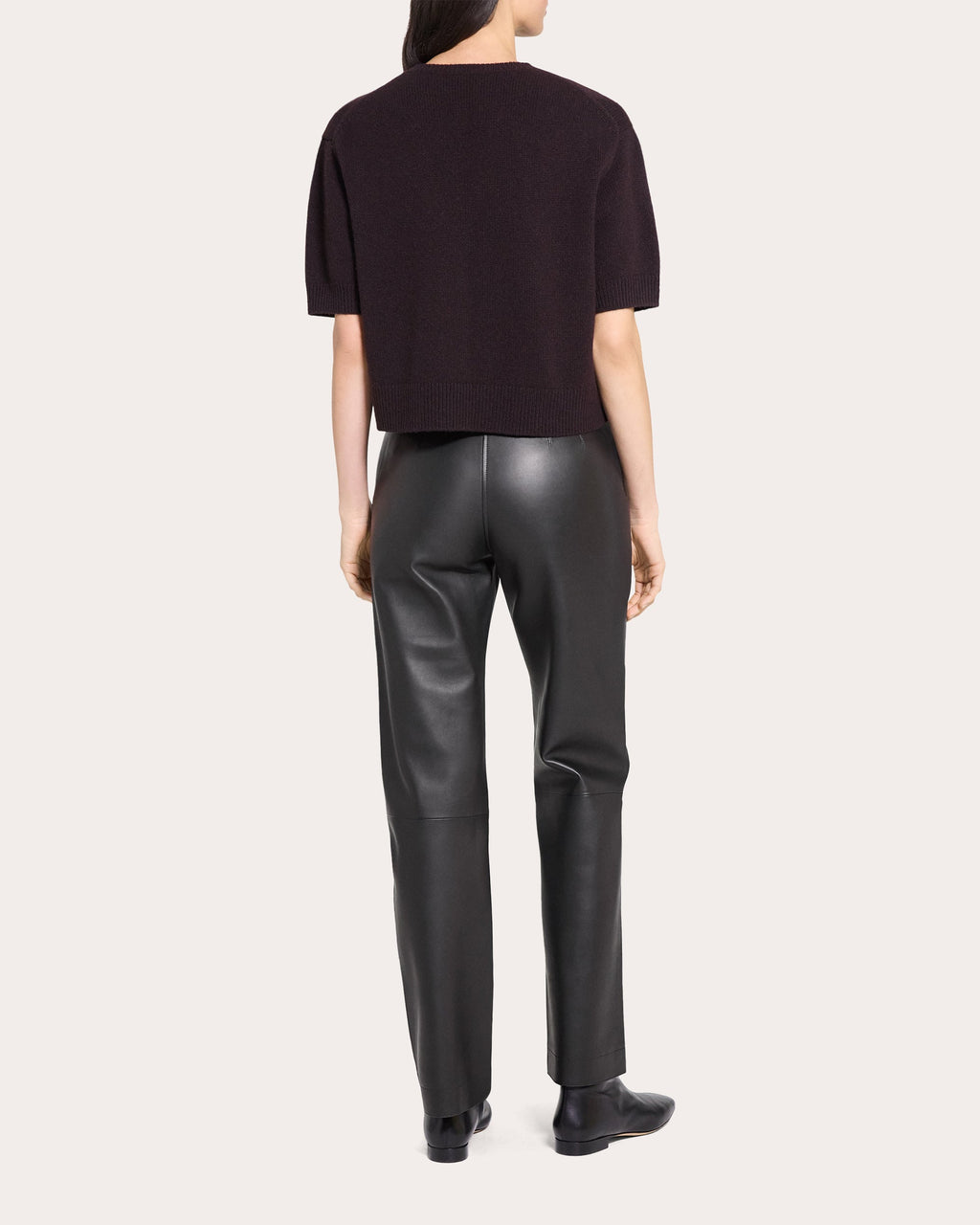 Cashmere Knit Crewneck T-Shirt