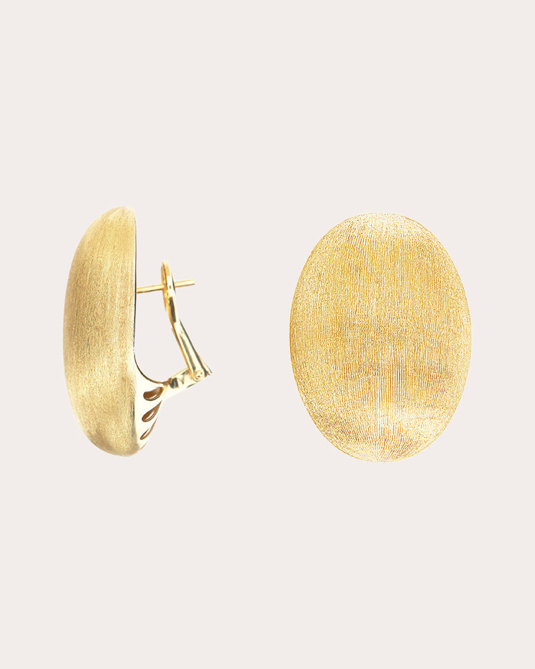 18k Gold Large Muse Stud Earrings