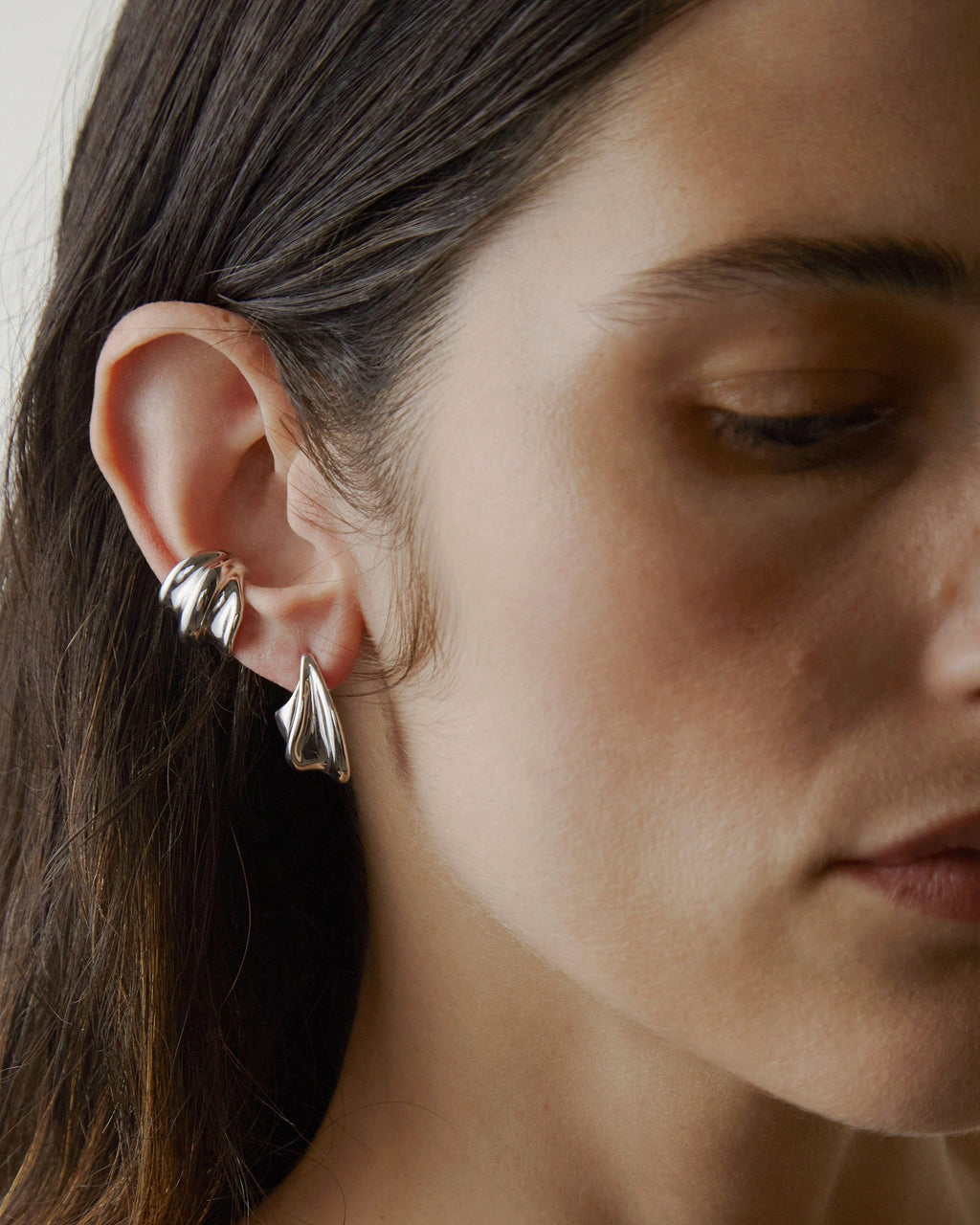 Wave Huggie Earrings