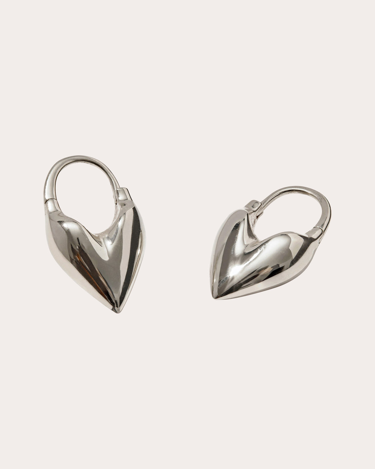 Roscida Heart Hoop Earrings