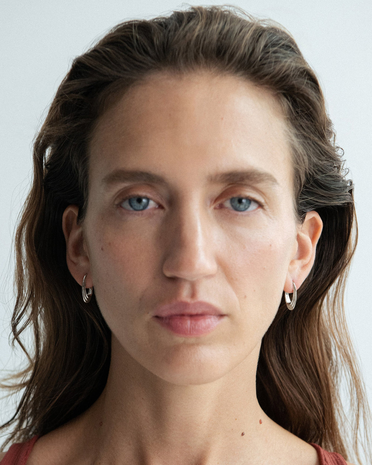 Roscida Ridged Hoop Earrings
