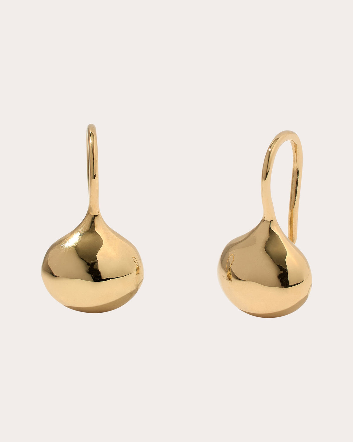 Small Pebble Curve Drop Earrings