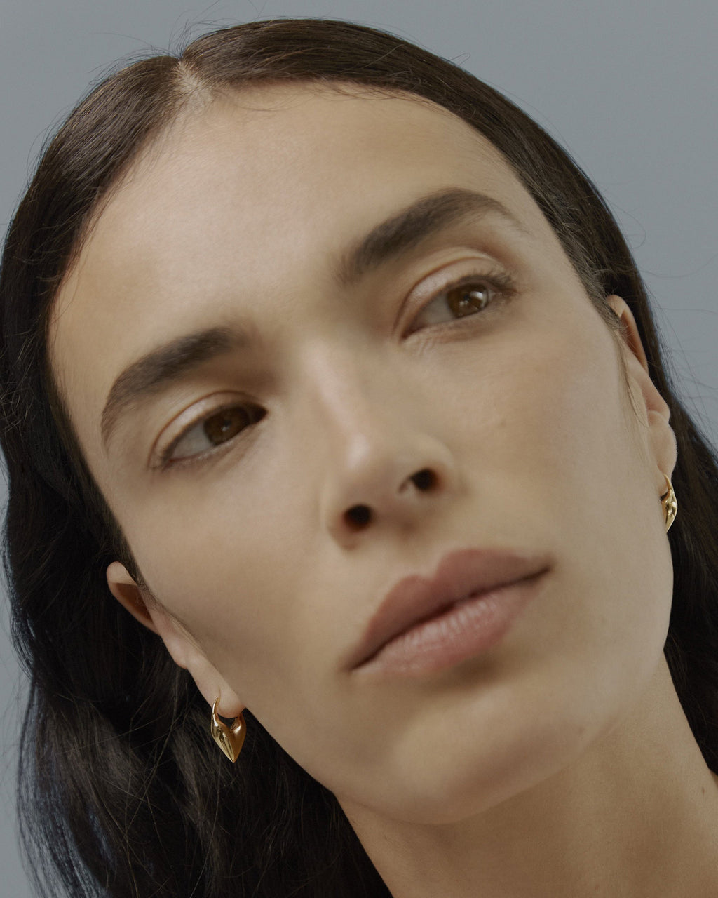 Roscida Heart Hoop Earrings
