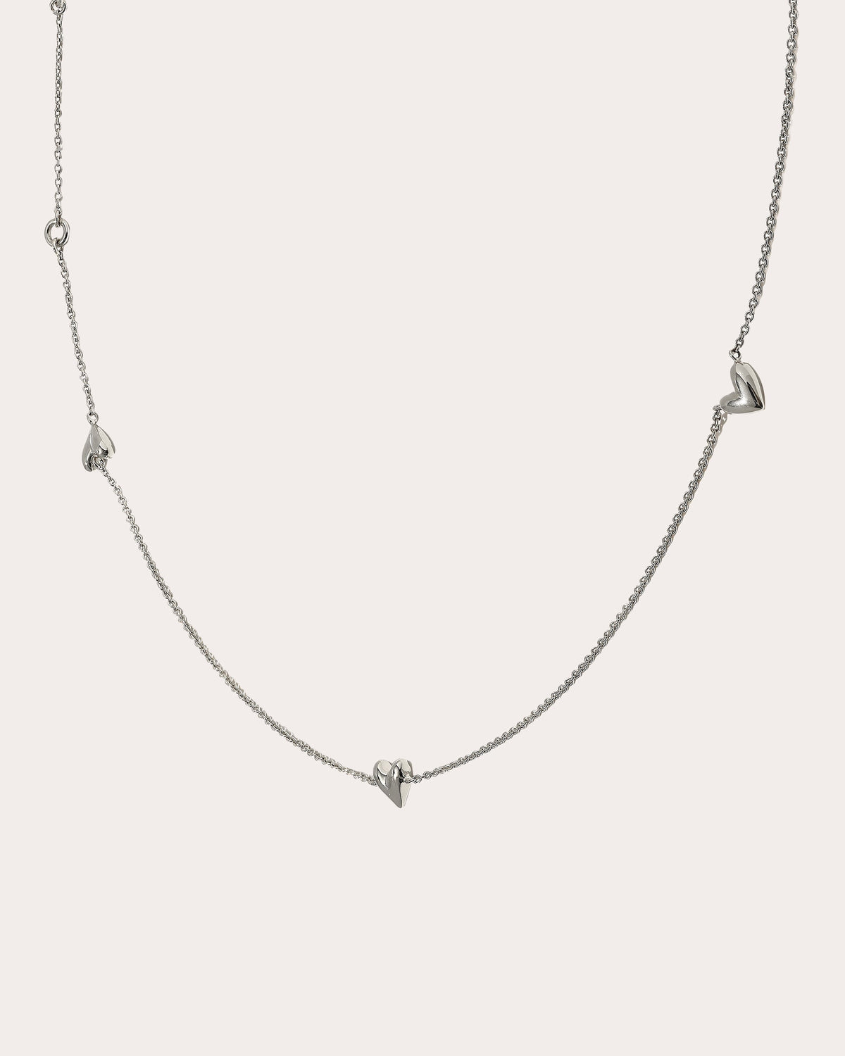 Roscida Heart Scatter Necklace