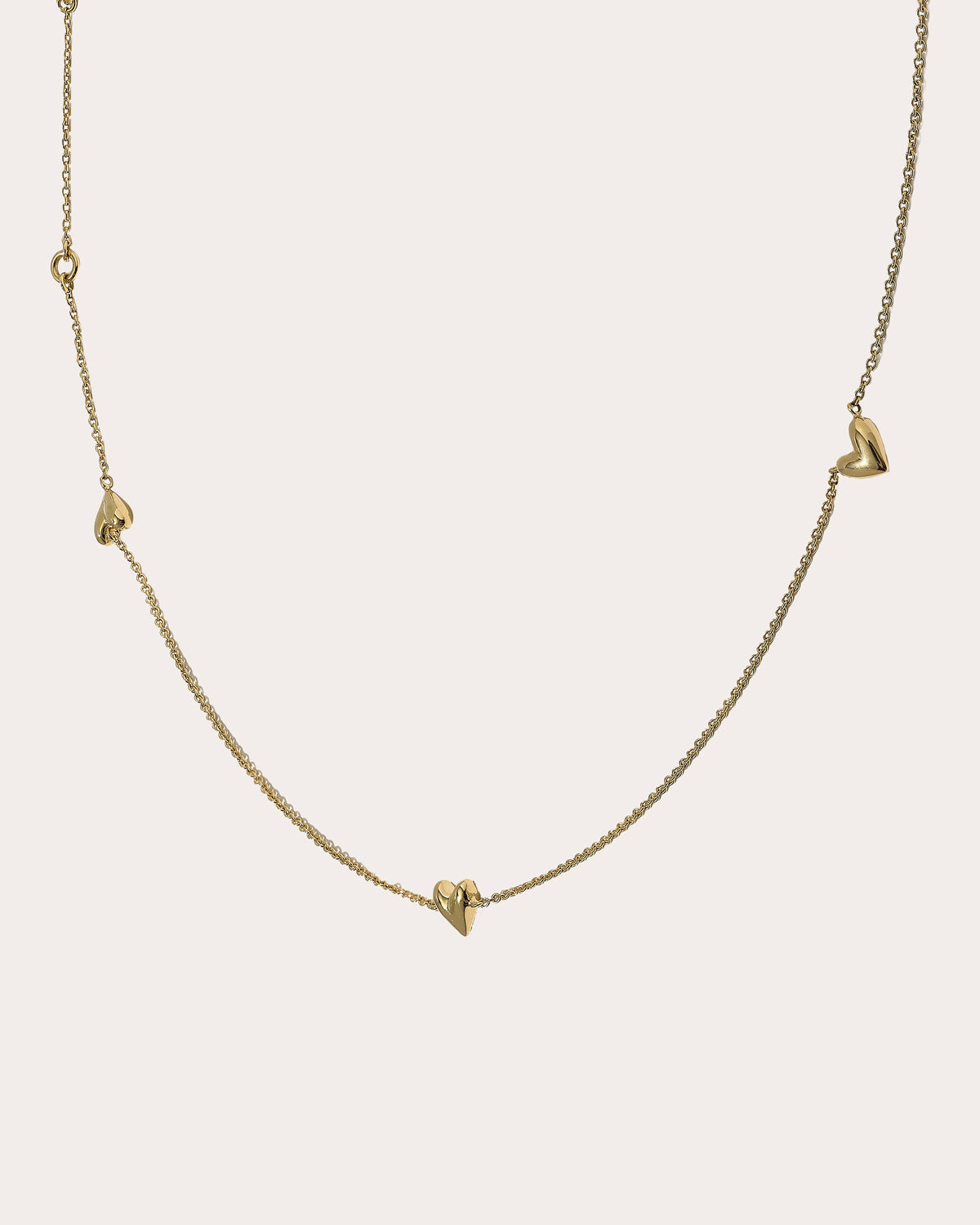 Roscida Heart Scatter Necklace